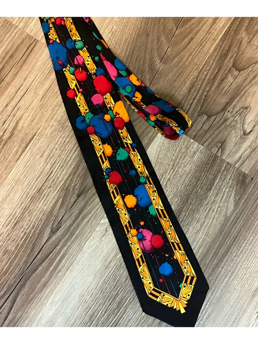No Boundaries Collection Rush Limbaugh tie colorful collectible 90’s vintage